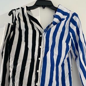 Walter baker. Striped button up.